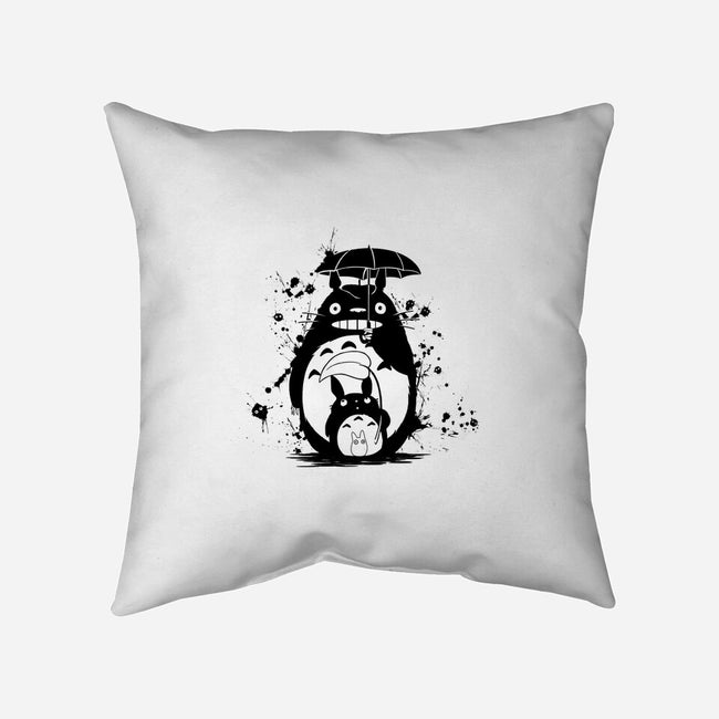 Inked Neighbor-none removable cover w insert throw pillow-meca artwork