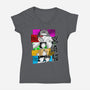 Japan Classics-womens v-neck tee-meca artwork
