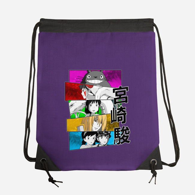 Japan Classics-none drawstring bag-meca artwork