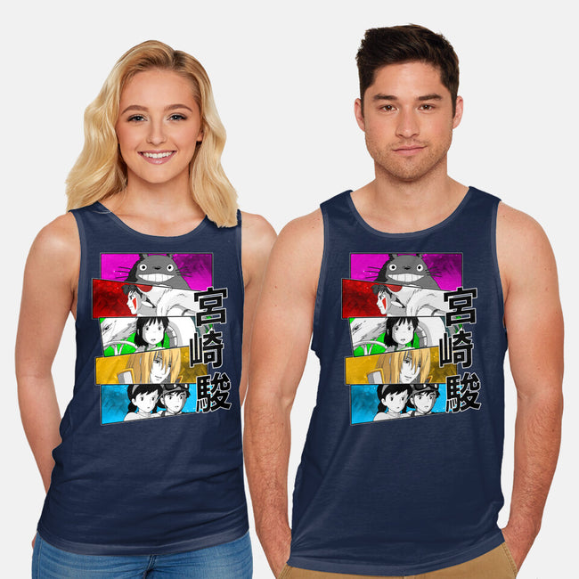 Japan Classics-unisex basic tank-meca artwork