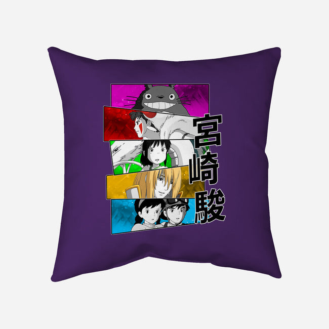 Japan Classics-none removable cover w insert throw pillow-meca artwork