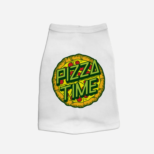 Cowabunga! It's Pizza Time!-dog basic pet tank-dalethesk8er