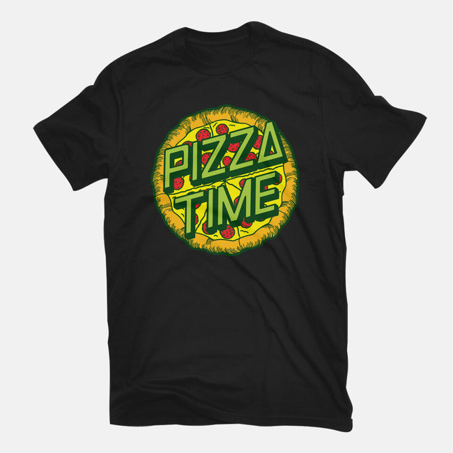 Cowabunga! It's Pizza Time!-womens fitted tee-dalethesk8er