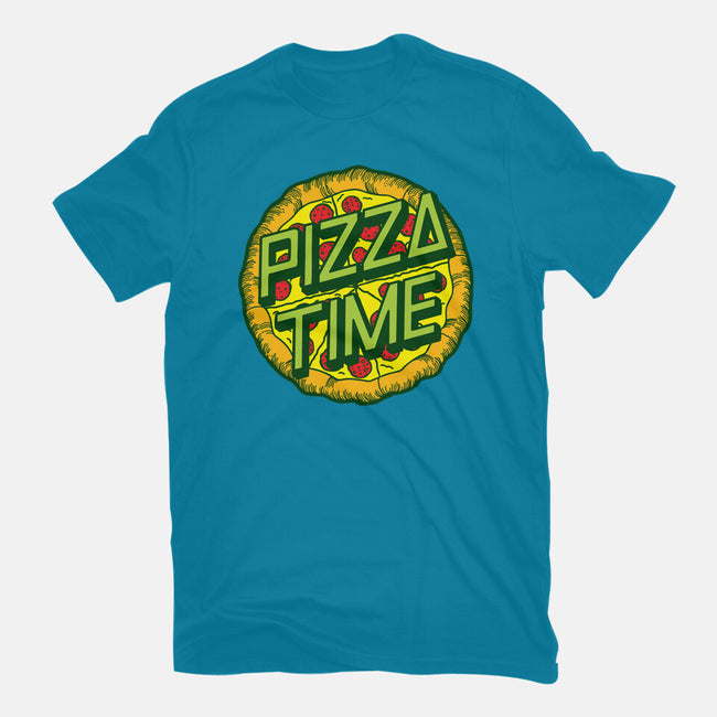 Cowabunga! It's Pizza Time!-womens basic tee-dalethesk8er