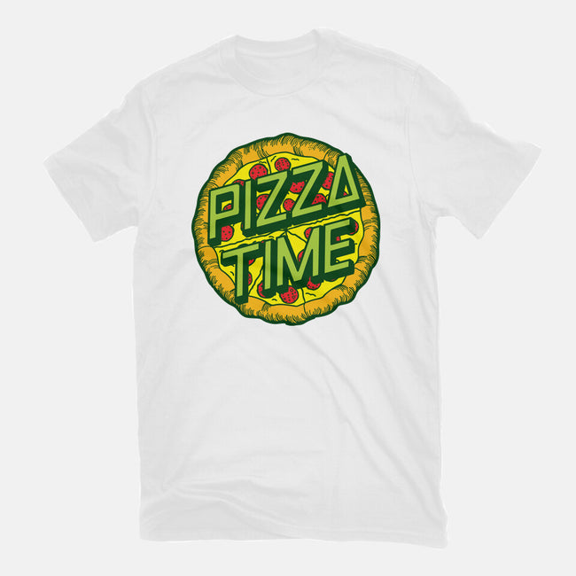 Cowabunga! It's Pizza Time!-womens basic tee-dalethesk8er