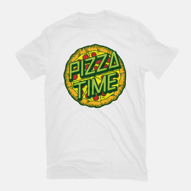 Cowabunga! It's Pizza Time!-mens heavyweight tee-dalethesk8er