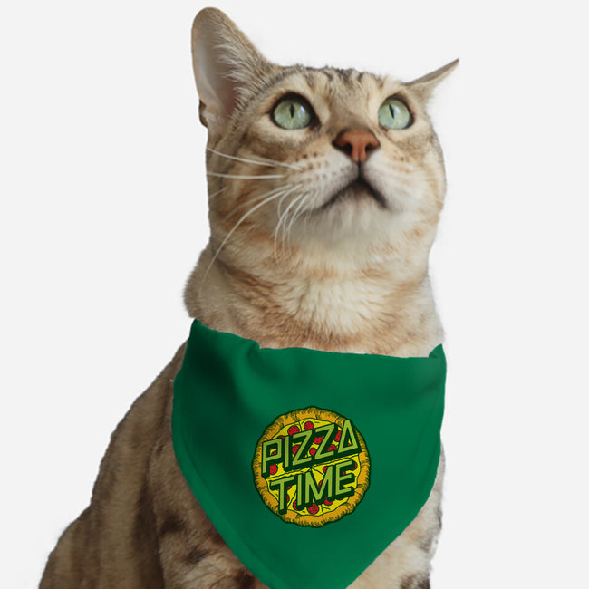 Cowabunga! It's Pizza Time!-cat adjustable pet collar-dalethesk8er