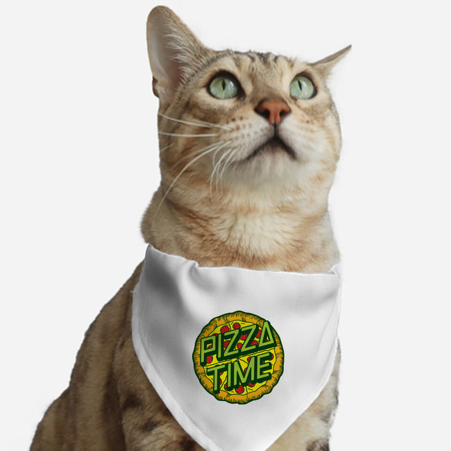 Cowabunga! It's Pizza Time!-cat adjustable pet collar-dalethesk8er