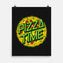Cowabunga! It's Pizza Time!-none matte poster-dalethesk8er