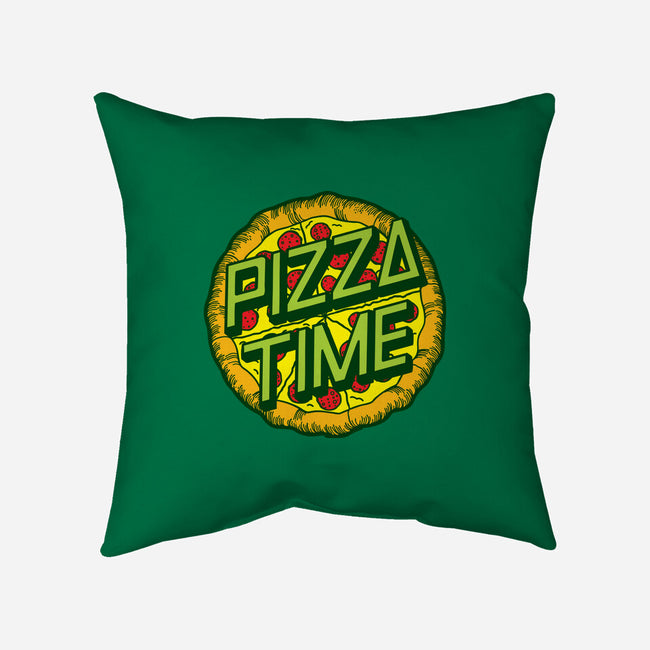 Cowabunga! It's Pizza Time!-none removable cover w insert throw pillow-dalethesk8er