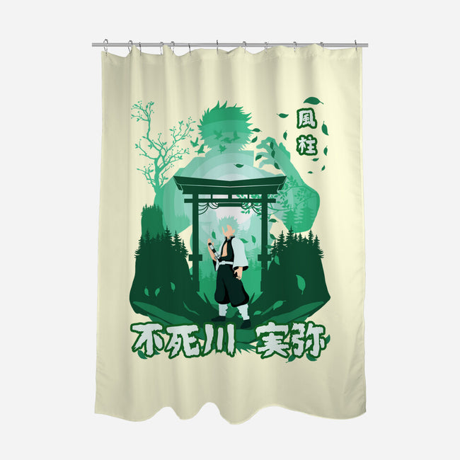 I Am The Wind-none polyester shower curtain-mystic_potlot