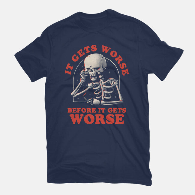 It Gets Worse-womens basic tee-eduely