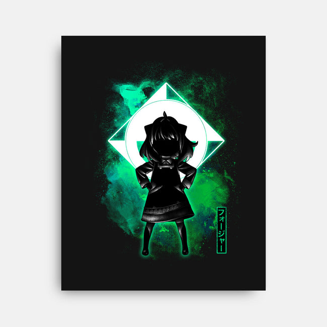 Cosmic Little Spy-none stretched canvas-fanfreak1