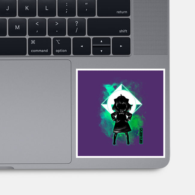 Cosmic Little Spy-none glossy sticker-fanfreak1