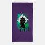 Cosmic Little Spy-none beach towel-fanfreak1