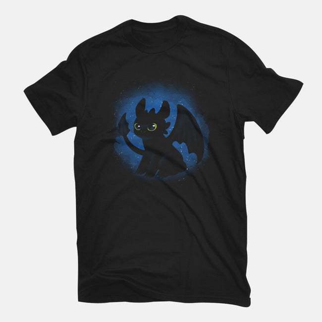 Night Fury-womens fitted tee-Digital Magician