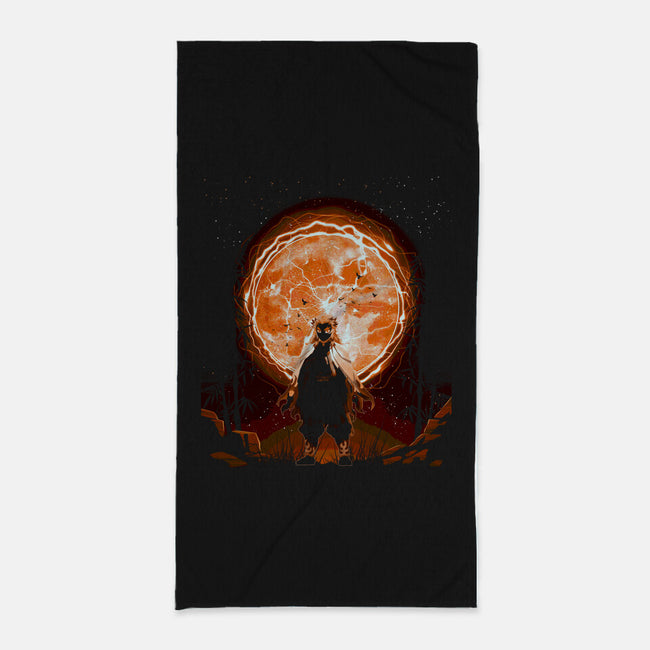 Kyojuro Demon-none beach towel-rondes