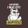 Unsupervised-none removable cover w insert throw pillow-turborat14