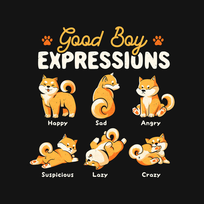 Good Boy Expressions-none dot grid notebook-eduely