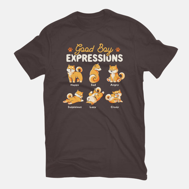Good Boy Expressions-womens basic tee-eduely