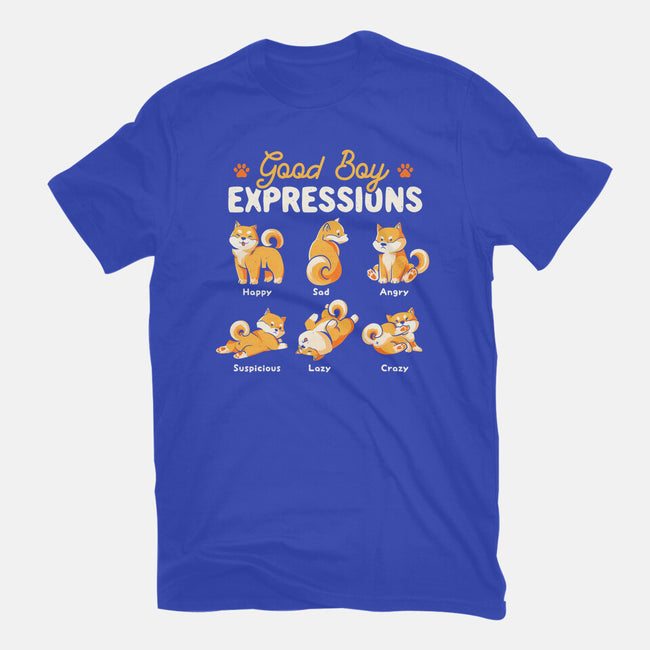 Good Boy Expressions-womens basic tee-eduely