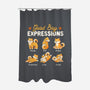 Good Boy Expressions-none polyester shower curtain-eduely