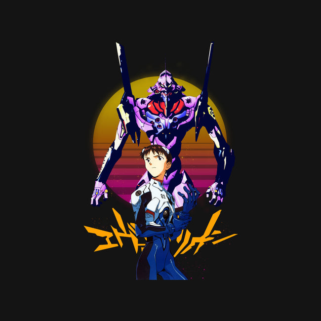 Unit 01 Shinji Ikari-none glossy sticker-rondes