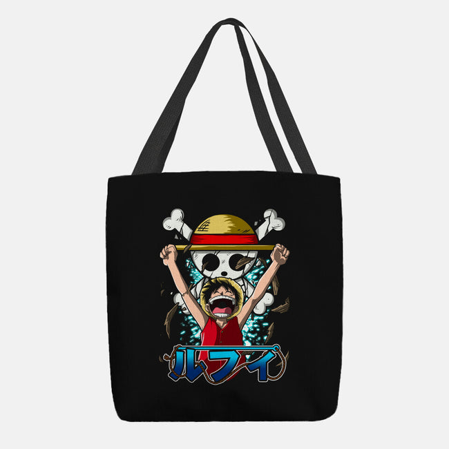 Luffy The King-none basic tote bag-Diego Oliver