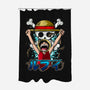 Luffy The King-none polyester shower curtain-Diego Oliver