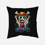 Luffy The King-none removable cover w insert throw pillow-Diego Oliver