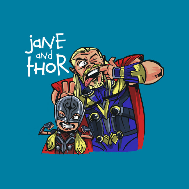 Jane And Thor-none removable cover w insert throw pillow-zascanauta