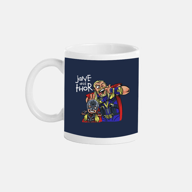 Jane And Thor-none glossy mug-zascanauta