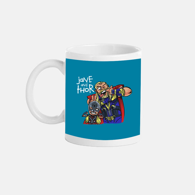 Jane And Thor-none glossy mug-zascanauta