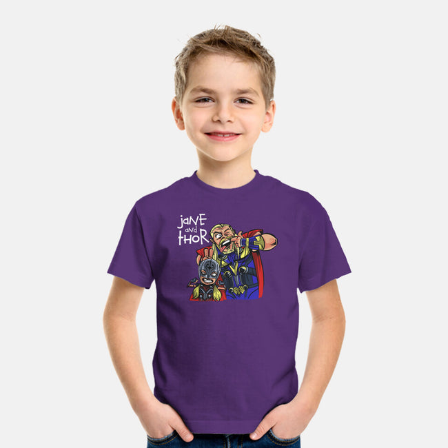 Jane And Thor-youth basic tee-zascanauta