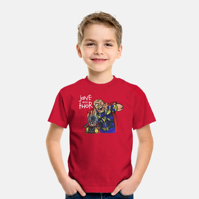 Jane And Thor-youth basic tee-zascanauta