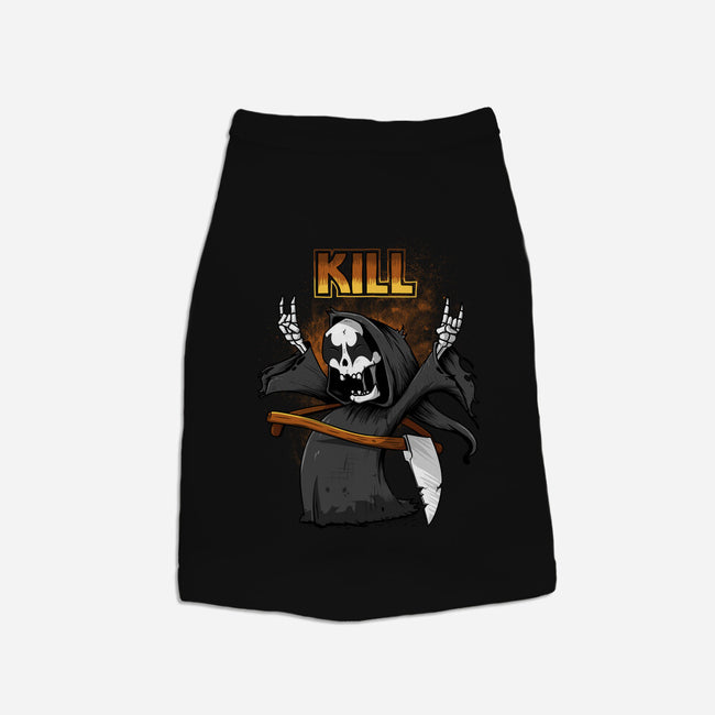 Kiss And Death-dog basic pet tank-ducfrench