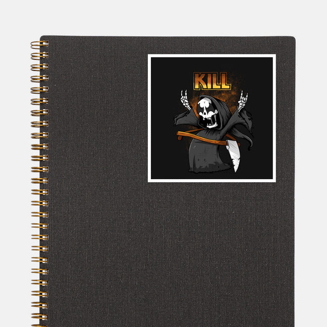 Kiss And Death-none glossy sticker-ducfrench