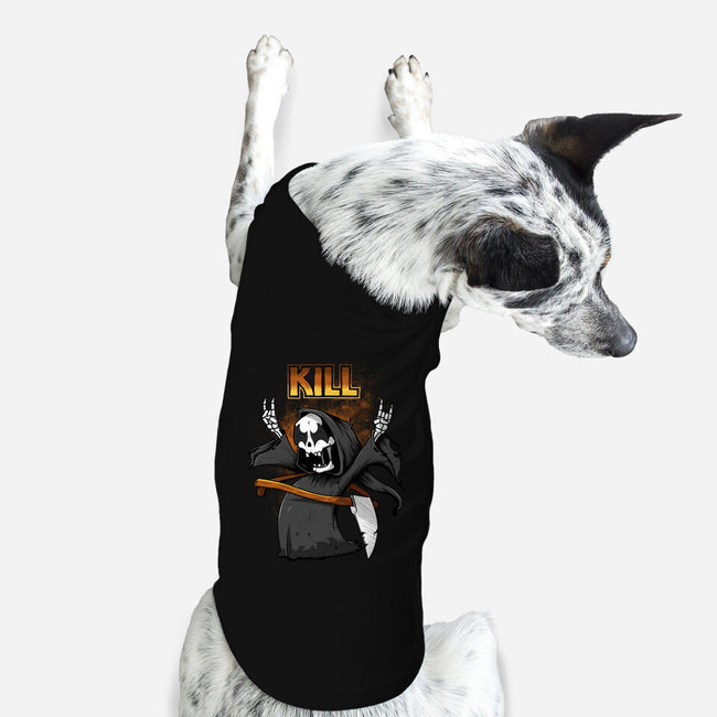 Kiss And Death-dog basic pet tank-ducfrench