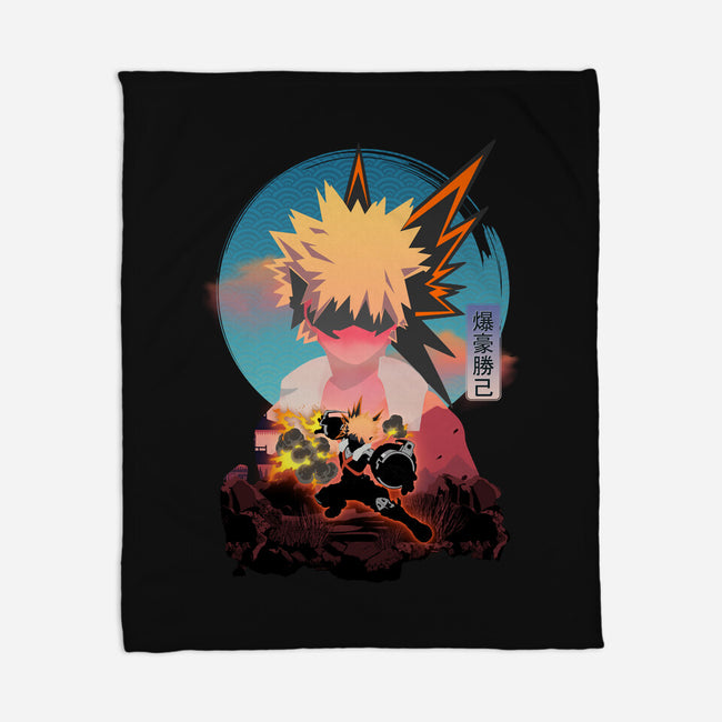 Katsuki-none fleece blanket-sacca