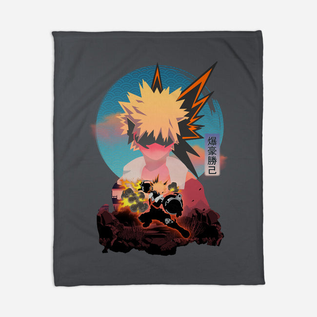 Katsuki-none fleece blanket-sacca