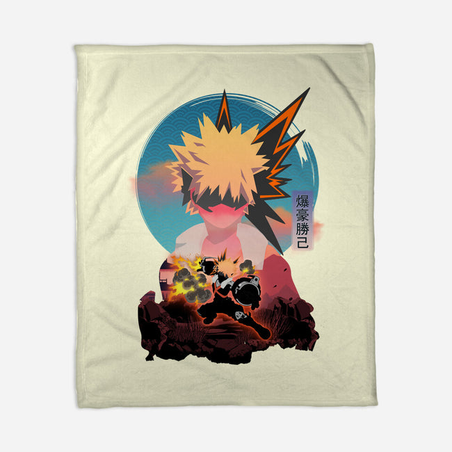 Katsuki-none fleece blanket-sacca