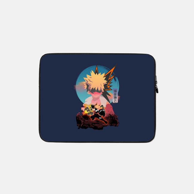 Katsuki-none zippered laptop sleeve-sacca