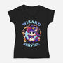 Wizard's Call-womens v-neck tee-Snouleaf