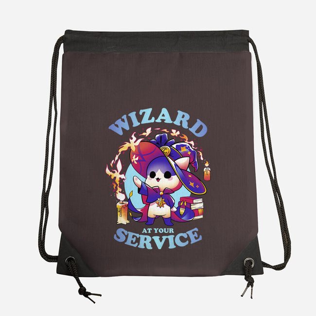 Wizard's Call-none drawstring bag-Snouleaf
