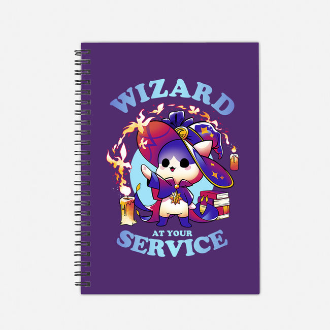 Wizard's Call-none dot grid notebook-Snouleaf