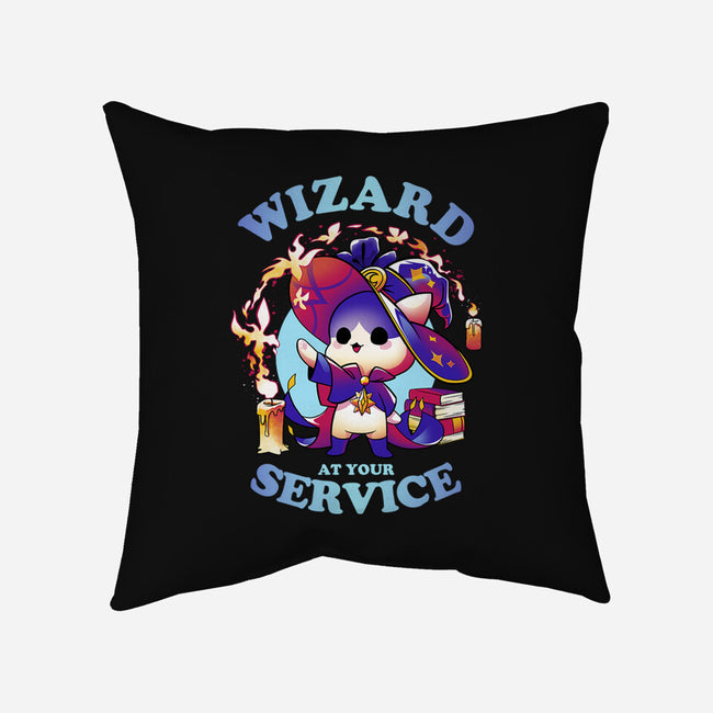 Wizard's Call-none removable cover w insert throw pillow-Snouleaf