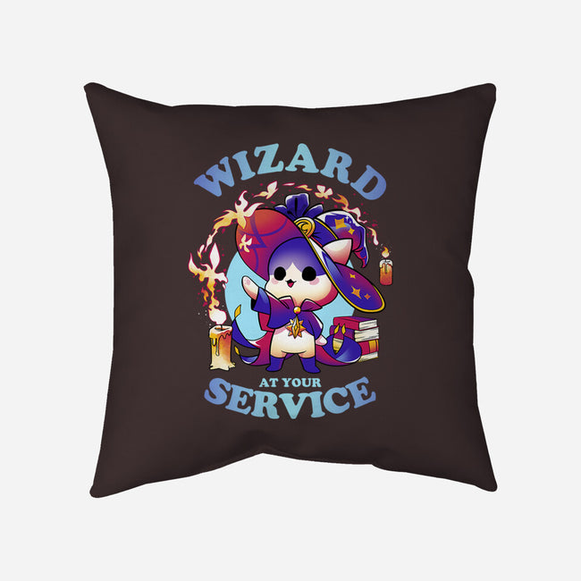 Wizard's Call-none removable cover w insert throw pillow-Snouleaf