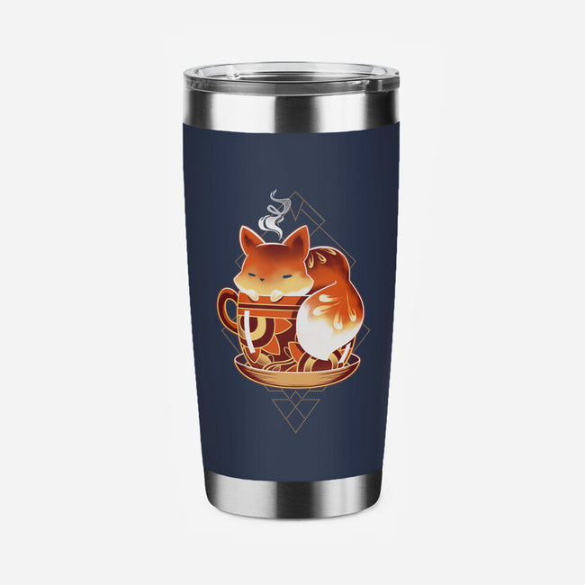 Cup Of Fox-none stainless steel tumbler drinkware-Snouleaf