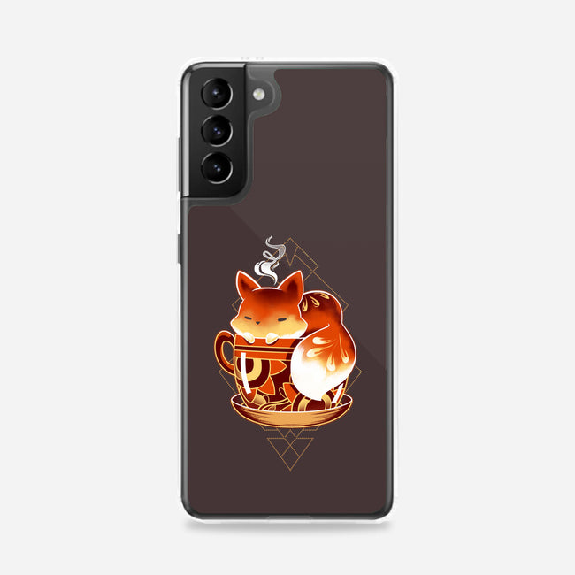 Cup Of Fox-samsung snap phone case-Snouleaf