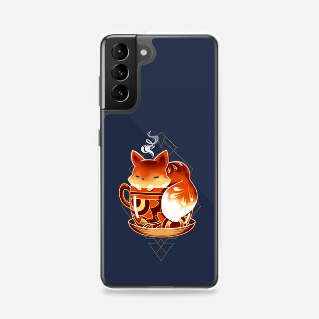 Cup Of Fox-samsung snap phone case-Snouleaf